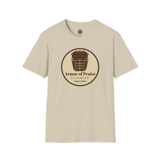Armor of Praise-Breast Plate T-Shirt "Cocoa"